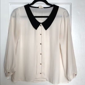Tuxedo Blouse